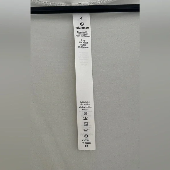 Lululemon Light Green Open Front Knot Long Sleeve T-Shirt - Picture 3 of 3